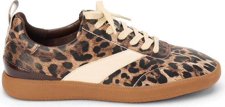 Coconuts by Matisse Womens Wylder Leopard Lace Up Sneakers Shoes Casual - Brown - Size 9 M