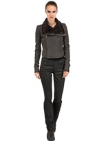 Thumbnail for your product : Rick Owens Classic Shearling & Nappa Leather Jacket