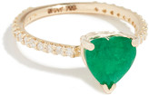 Thumbnail for your product : Shay 18k Emerald Heart Pinky Ring