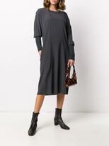 Thumbnail for your product : Kristensen Du Nord Asymmetric Midi Dress