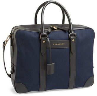 Burberry 'Twill Stoke' Laptop Briefcase