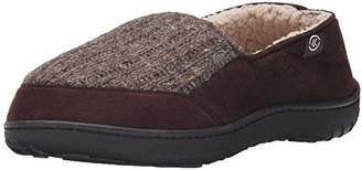 Isotoner Men's Microsuede Cbleknit W Thinsult Flat