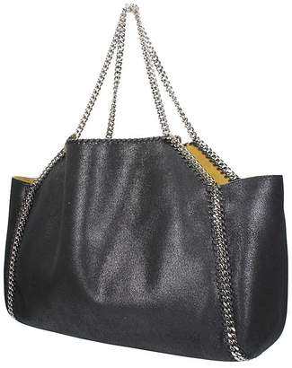 Stella McCartney Tote Bag In Black Faux Leather