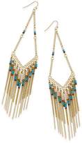 Thumbnail for your product : Thalia Sodi Gold-Tone Colored Bead Fringe Drop Earrings, Created for Macy's