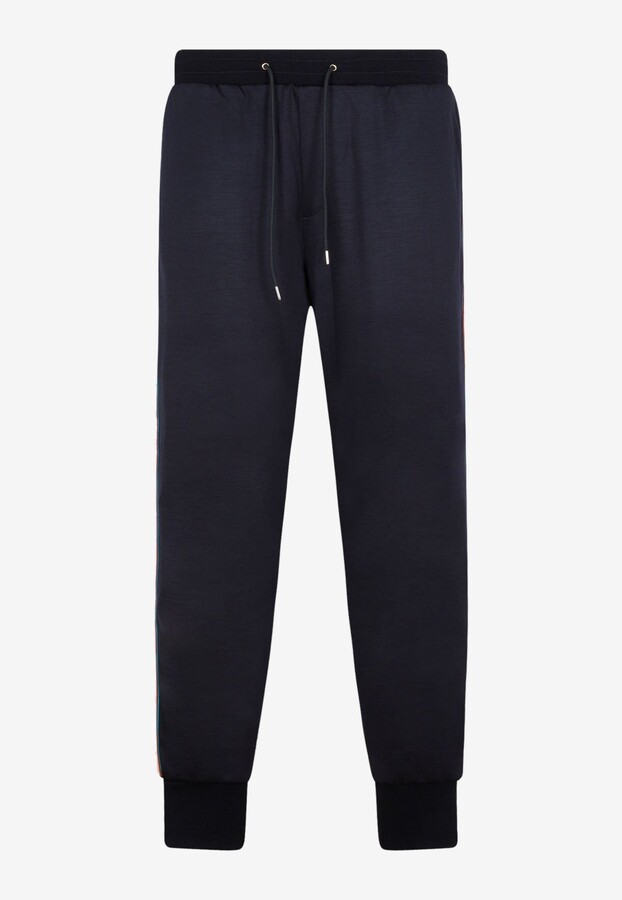Paul Smith Sweatpants With Logo Men's Black - ShopStyle Activewear Pants