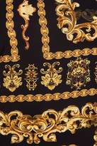 Thumbnail for your product : Quiz Curve Black And Gold Print Tunic Dress