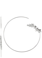 Thumbnail for your product : Steve Madden Large Star Charm Threader C-Hoop Earrings