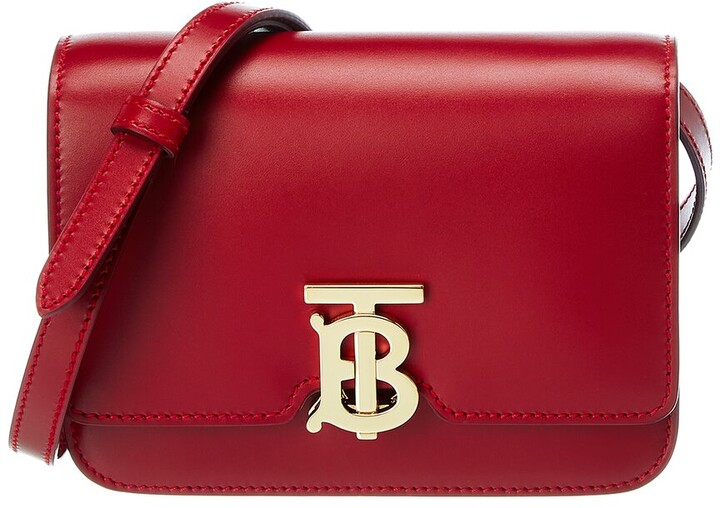 Burberry Tb Mini Leather Shoulder Bag ShopStyle
