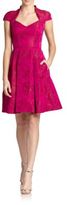 Thumbnail for your product : Theia Floral Taffeta Dress