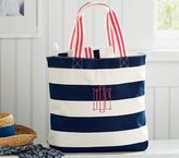 Thumbnail for your product : Pottery Barn Kids Navy Rugby Stripe Harper Tote