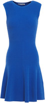 Thumbnail for your product : Autumn Cashmere Pointelle-trimmed Ribbed-knit Mini Dress