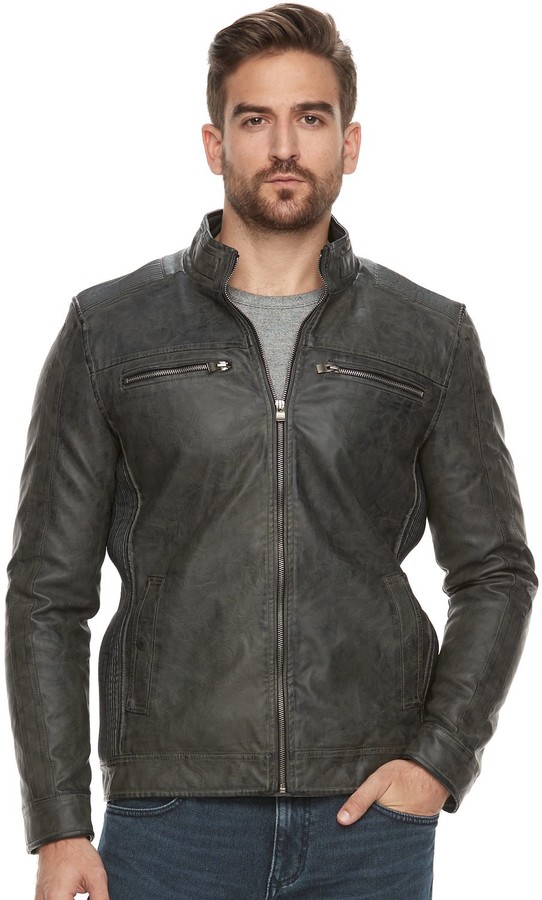 XRay Men's FauxLeather Jacket ShopStyle
