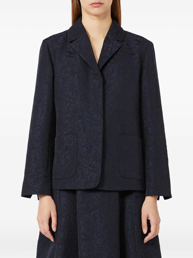 S Max Mara Long-Sleeve Blazer