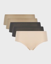 Thumbnail for your product : Chantelle 5-Pack Soft-Stretch Hipster Briefs