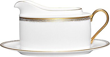 Noritake Haku Collection Gravy Boat with Tray