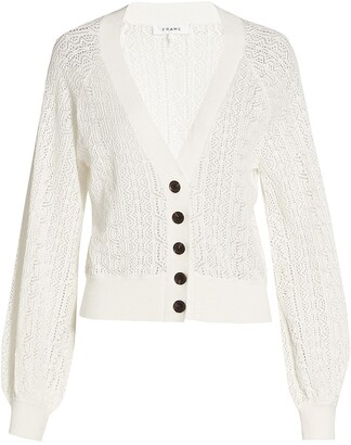 Frame Chain Lace Cardigan
