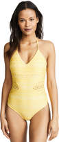 Thumbnail for your product : Shoshanna Palm Springs Eyelet One Piece