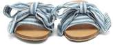Thumbnail for your product : Brother Vellies X Ace & Jig Burkina Leather Slides - Womens - Blue Stripe