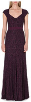 Thumbnail for your product : Diane von Furstenberg Lace cap-sleeve gown