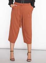 Thumbnail for your product : **DP Curve Rust Self-Tie Culottes