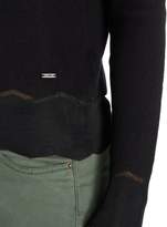 Thumbnail for your product : Armani Jeans Crew Neck Lurex Knitted Jumper in Nero