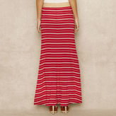 Thumbnail for your product : Ralph Lauren Blue Label Striped Jersey Maxiskirt