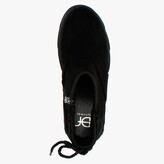 Thumbnail for your product : DF By DANIEL Yeak Black Tie Back Ankle Boots