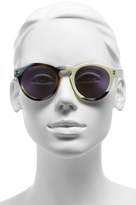 Thumbnail for your product : Illesteva Women's 'Leonard' 47Mm Sunglasses - Amber Tortoise/ Pink Mirror