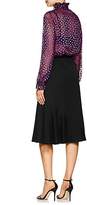 Thumbnail for your product : Barneys New York Women's Twill Flounce-Hem Skirt - Black