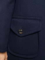 Thumbnail for your product : Gucci Branded Button Single Breasted Coat
