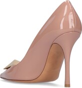 Thumbnail for your product : Valentino Garavani 100mm One Stud Patent Leather Pumps