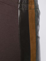 Thumbnail for your product : P.A.R.O.S.H. Side Stripe Leather Front Leggings