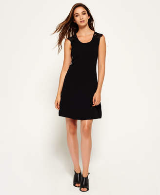 Superdry Alina Lace Knitted Dress