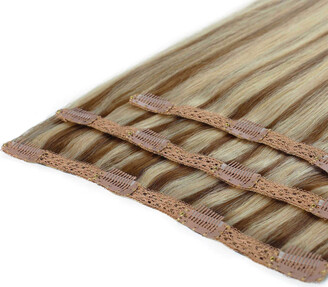 Beauty Works Deluxe Clip-In Hair Extensions 18 Inch (Various Shades) - Champagne Blonde 613/18