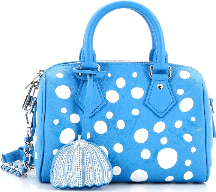 Yayoi Kusama, Louis Vuitton Limited Edition Blue Dot Monogram Canvas  Infinity Dots Speedy 30 Bag (2012)