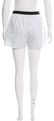 Hache Striped Mini Shorts