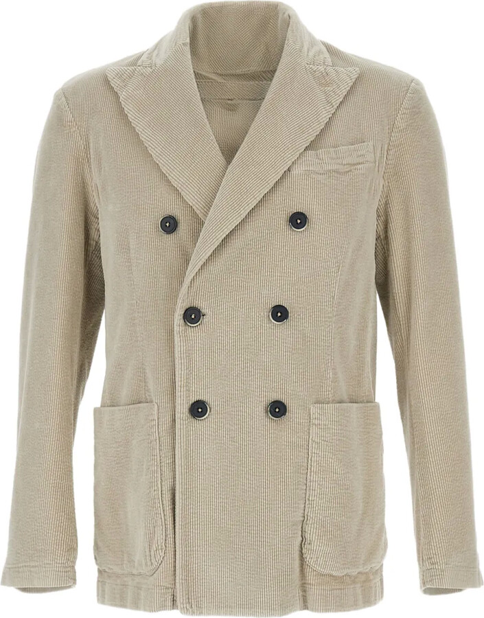 Barena Double-Breasted Corduroy Blazer