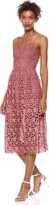Thumbnail for your product : ASTR the Label Women's Sleeveless Lace Fit & Flare Midi Dress