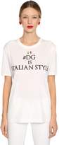 Dolce & Gabbana T-Shirt En Jersey De Coton 