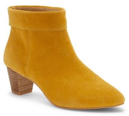 yellow suede boots ladies