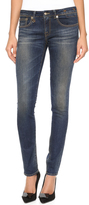 Thumbnail for your product : R 13 Dark Worn Skinny Jeans