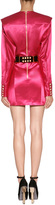 Thumbnail for your product : Balmain Wool-Silk Structural Dress in Fuchsia
