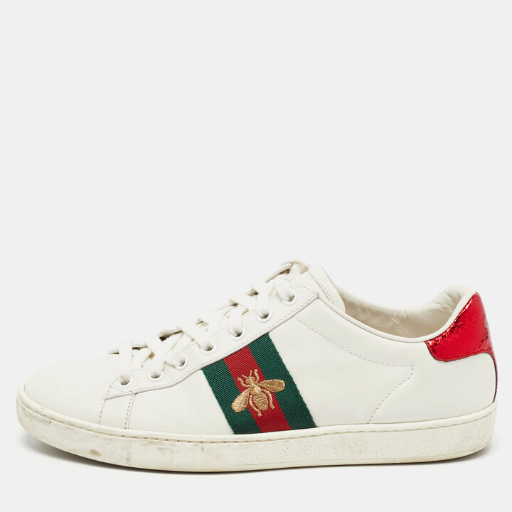 Gucci Ace Leather Sneakers | ShopStyle