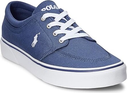 Polo Ralph Lauren Faxon X Sneaker (Light Navy/White) Men's Shoes - ShopStyle