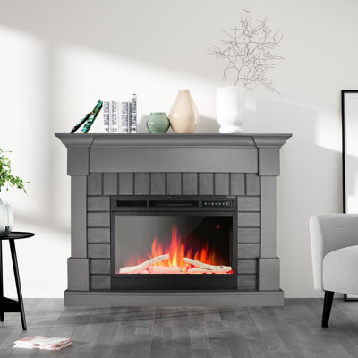 R.W.FLAME Freestanding Electric Fireplace Up To 50.63" with Remote