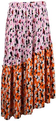 Kenzo Asymmetric Pleated Skirt