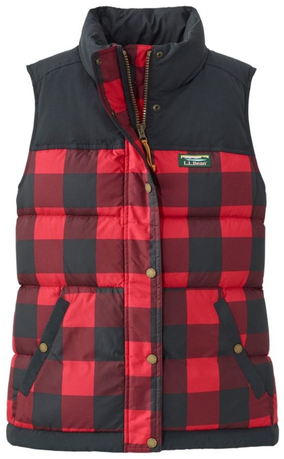 L.L. Bean Women's Mountain Classic Down Vest, Print ShopStyle Outerwear