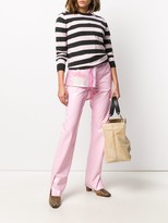 Thumbnail for your product : MSGM High-Waist Vinyl Trousers