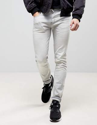 Loyalty And Faith Stretch Skinny Jeans in Grey Acid Wash