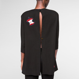 Thumbnail for your product : Paul Smith Women's Black Tunic-Top With 'Apple' Embellishments